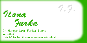 ilona furka business card
